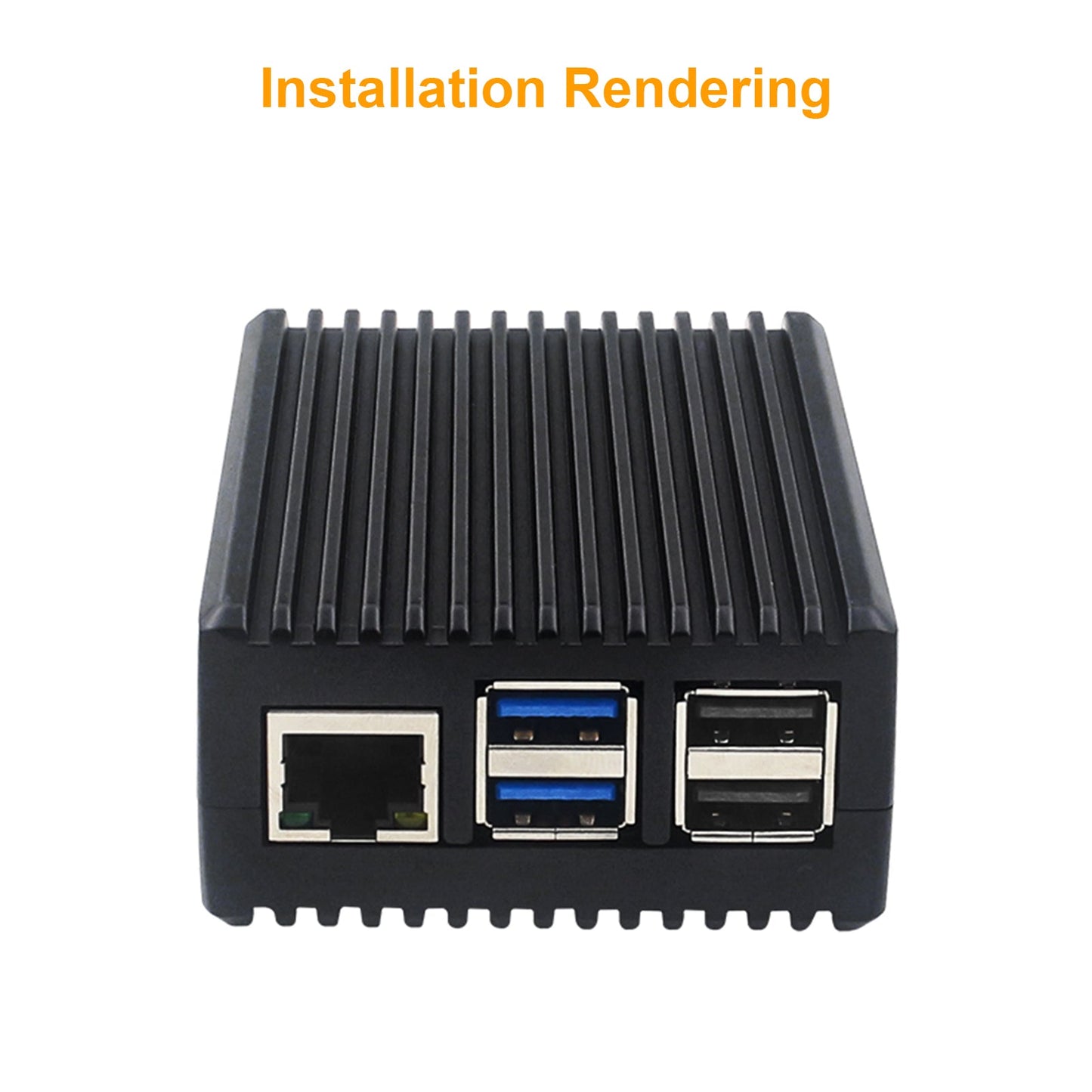 Raffreddamento passivo Custodia in alluminio Raspberry Pi5 Custodia in lega di alluminio con custodia in metallo