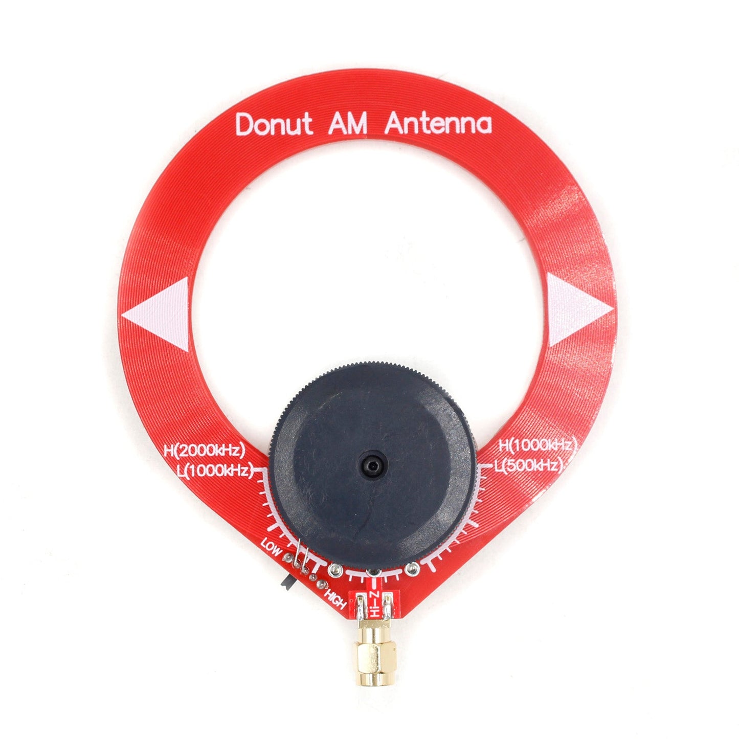 Donut Red AM MW Antenna a onde medie Mini antenna ad anello per Malahiteam DSP DSP2