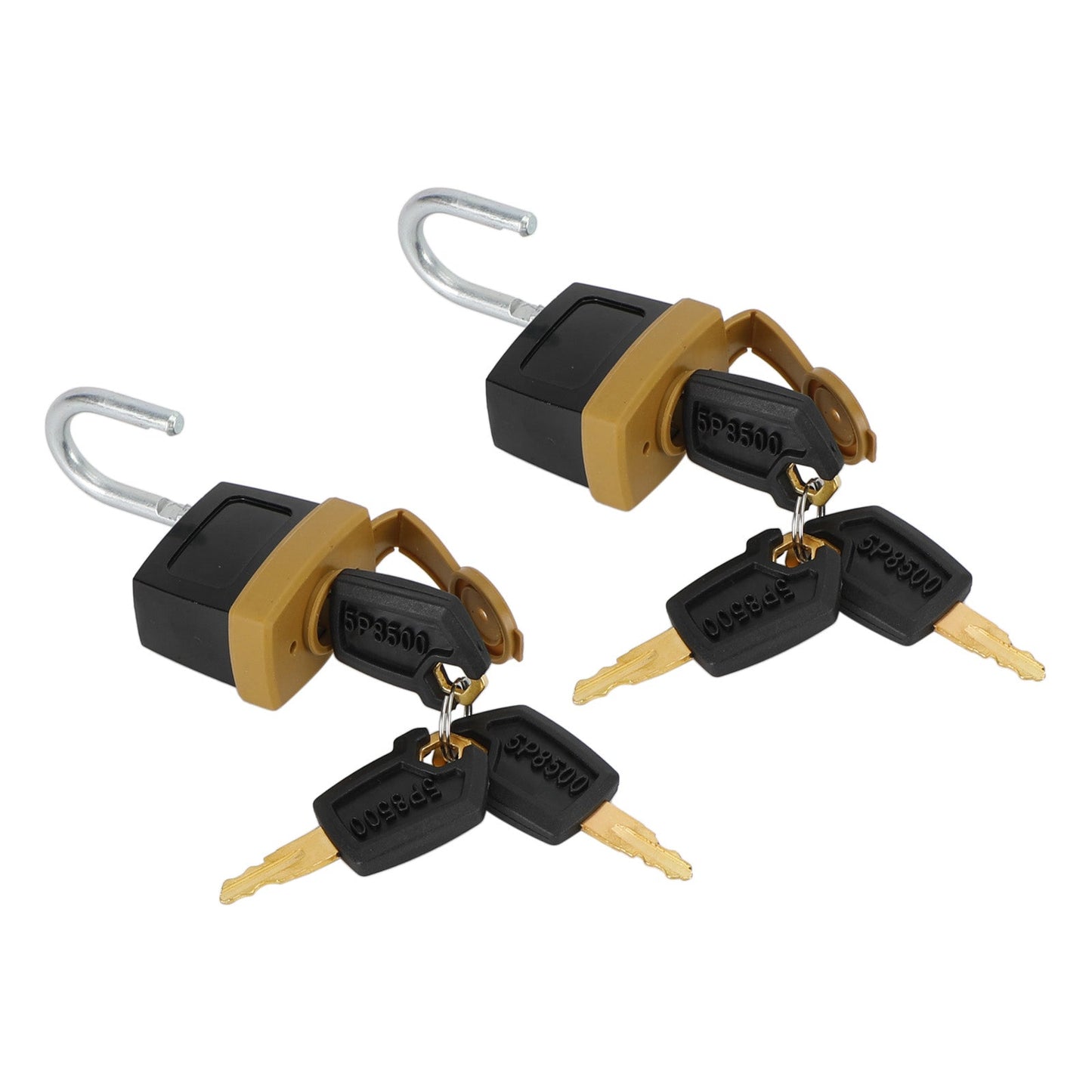 2 set lucchetto lucchetto con 6 nuove chiavi per Caterpillar (CAT) 5P8500 246-2641
