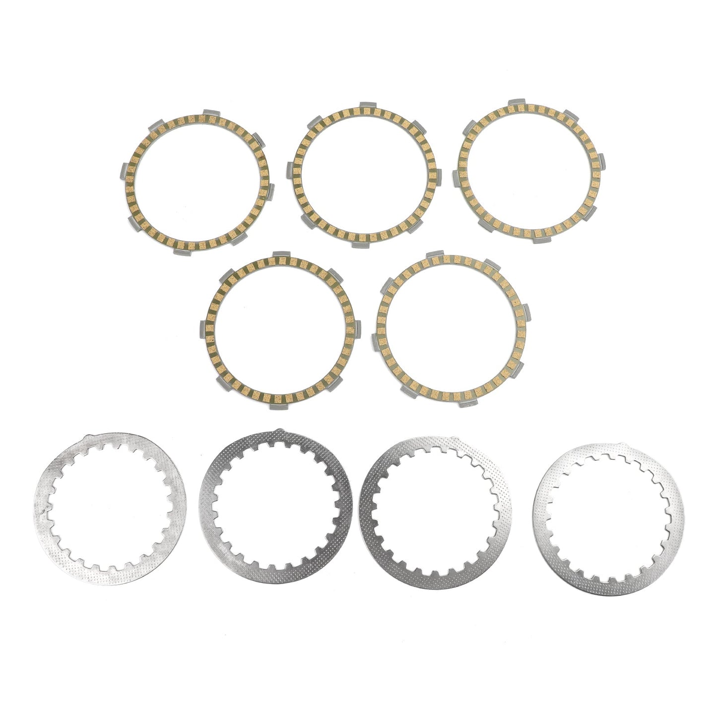 Kit frizione in ferro e dischi di attrito adatti per Yamaha XT125 RT100 RS100 TZR80 YBR125