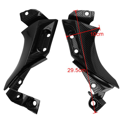 Carena carenatura pannello centrale telaio laterale per Yamaha YZF R1 2004-2006 Carbonio generico