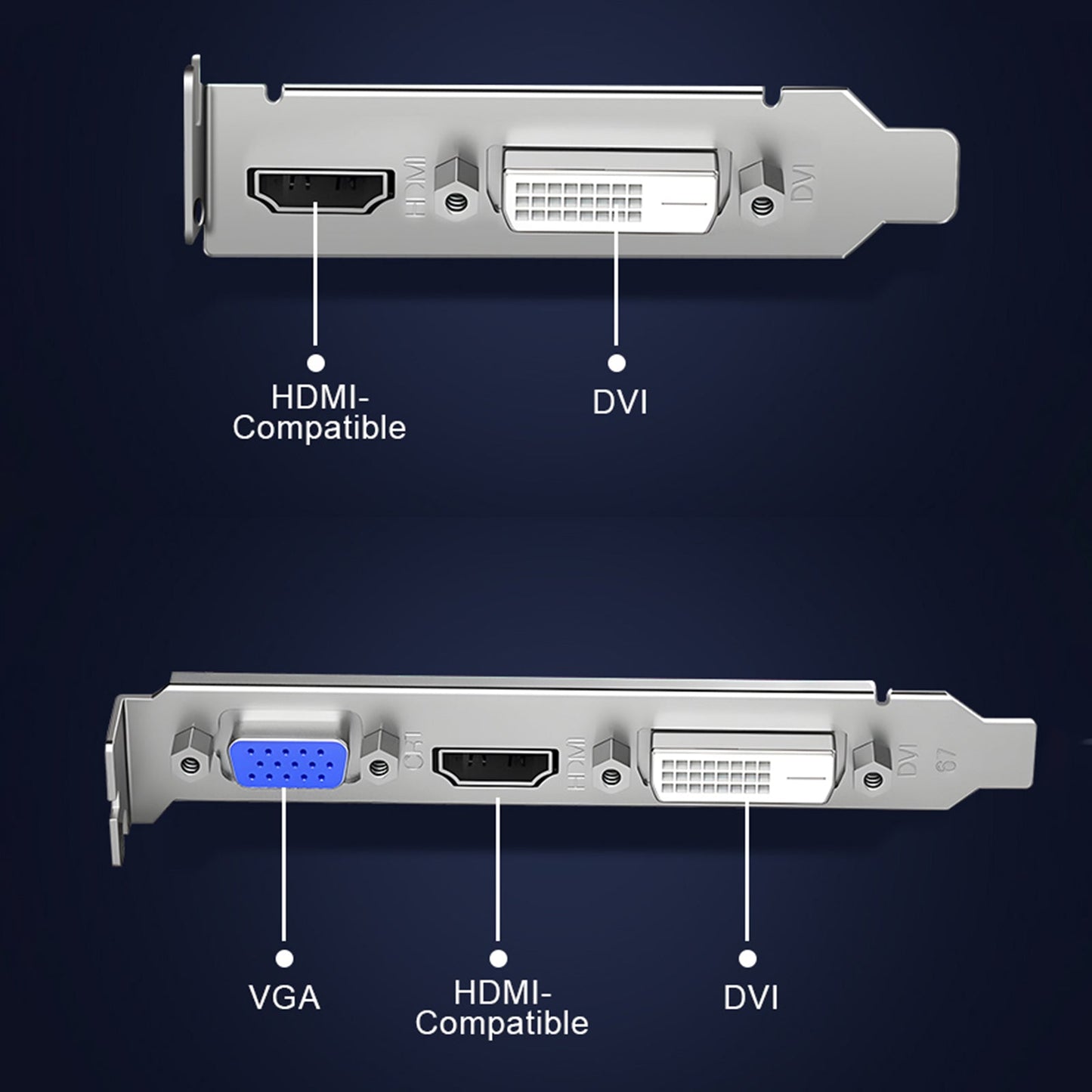 Scheda grafica indipendente GTX750 TI DDR5 4G Scheda coltello desktop per computer HDMI