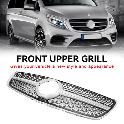 Mercedes Benz Classe V W447 2014-03.2019 Griglia anteriore superiore a diamante