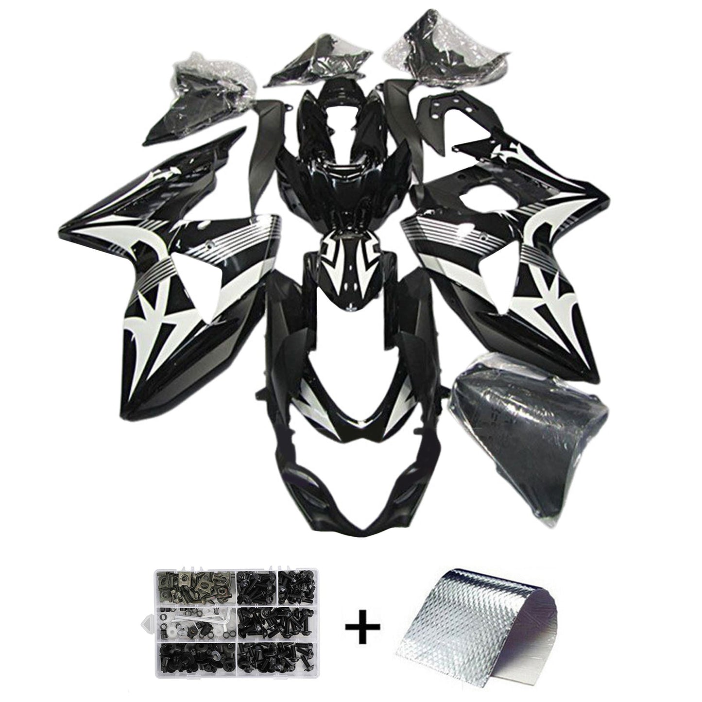 Kit carena iniezione Suzuki GSXR1000 K9 2009-2016 Carrozzeria in plastica ABS