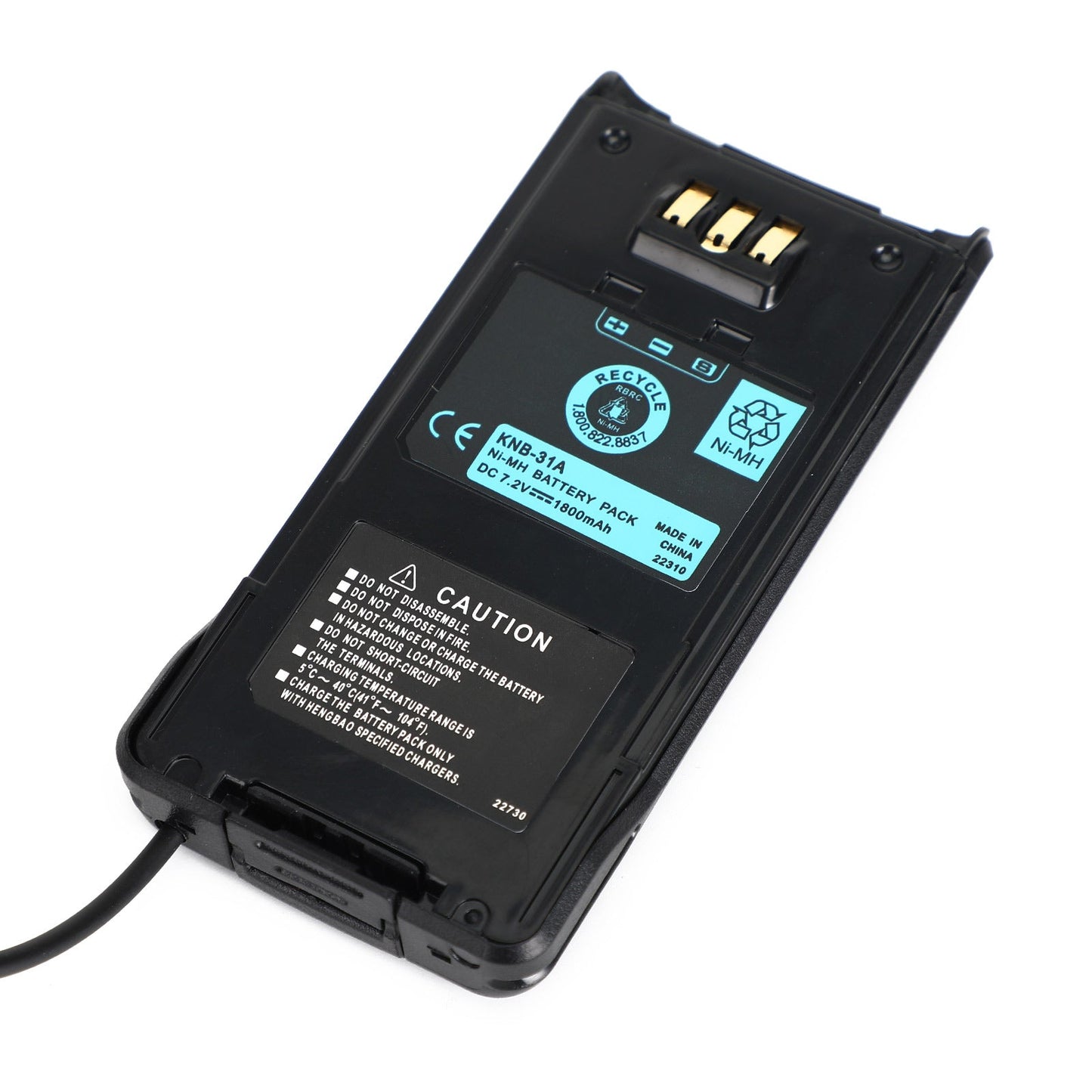 Adattatore di eliminazione della batteria del caricatore dell&#39;automobile Knb-31A per Tk2180 Tk3180 Tk5210 Tk5310