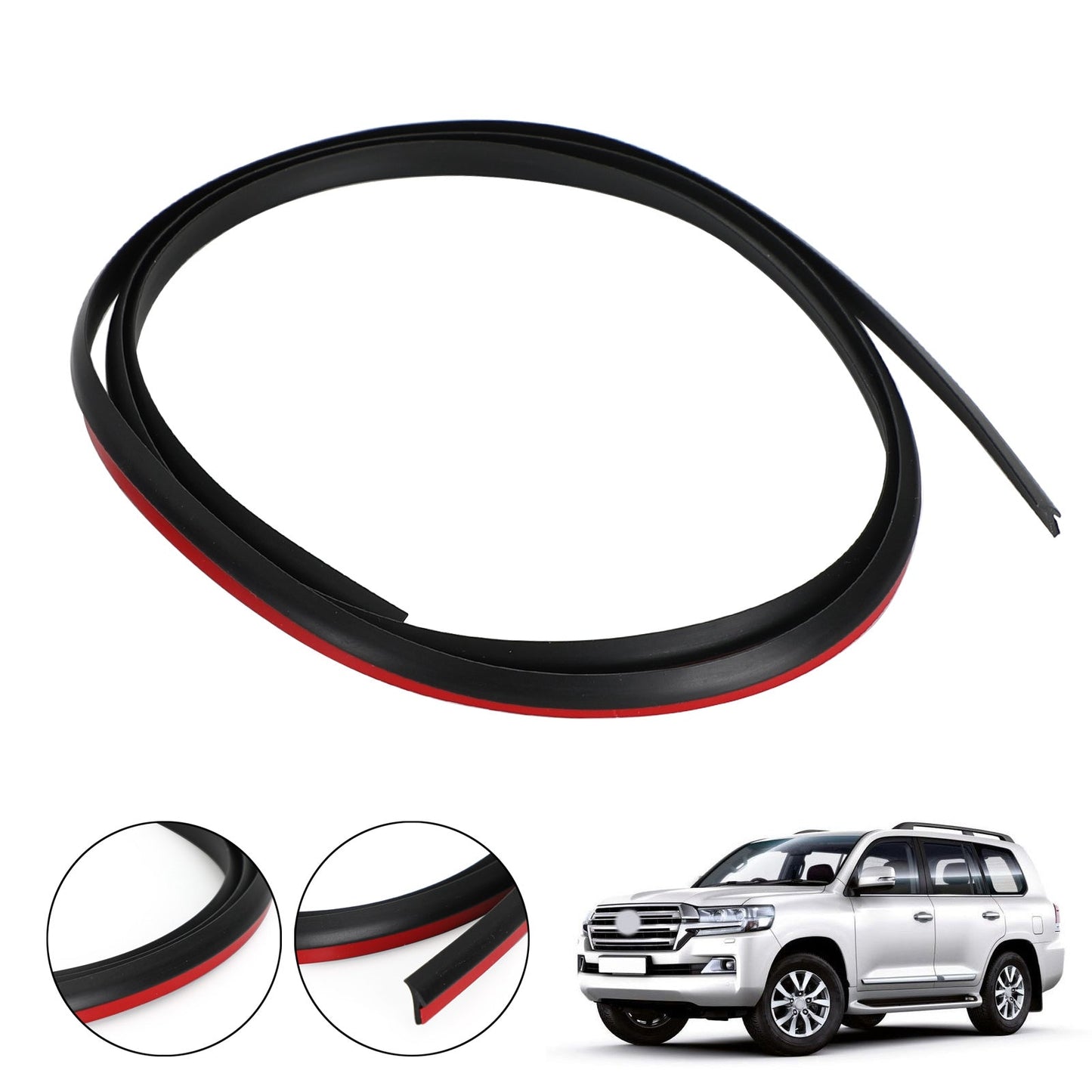 Flare guarnizione in gomma 538516002001 per Toyota Landcruiser serie 80 FJ80 HDJ80 HZJ80 generico