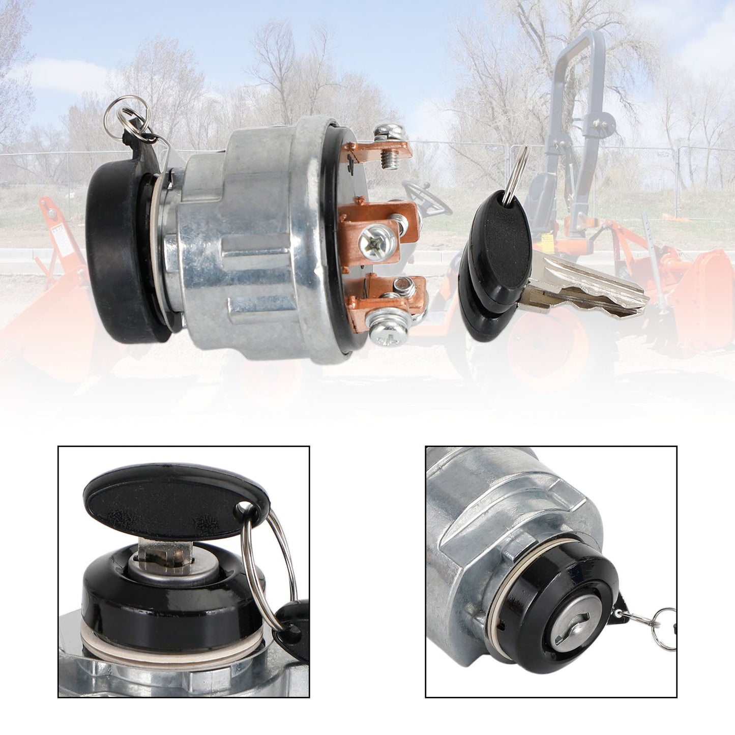 Chiave interruttore di accensione 67800-55160 per trattore Kubota B20 B8200 B9200
