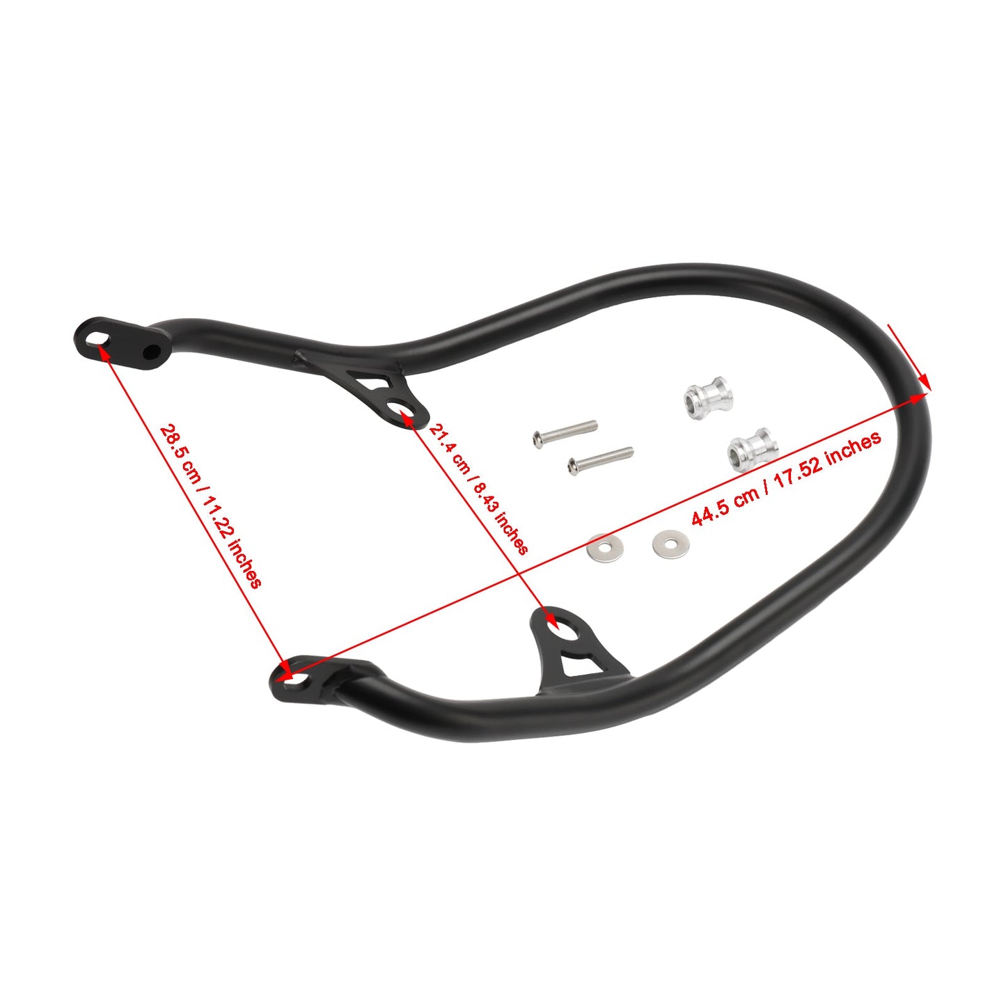 Supporto per bracciolo passeggero posteriore per moto Kawasaki Z900RS 2018-2025