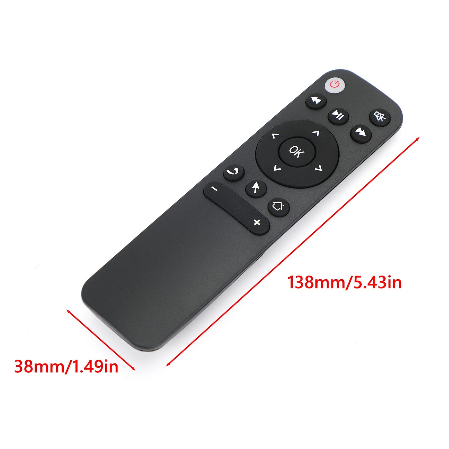 Telecomando Bluetooth IR Learning per Smart TV Box Proiettore TV Telefono portatile