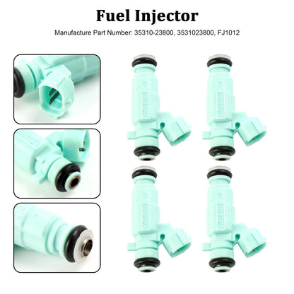 4PCS Iniettore di carburante 35310-23800 Fit Hyundai Elantra 2008-2010 Fit Kia Soul