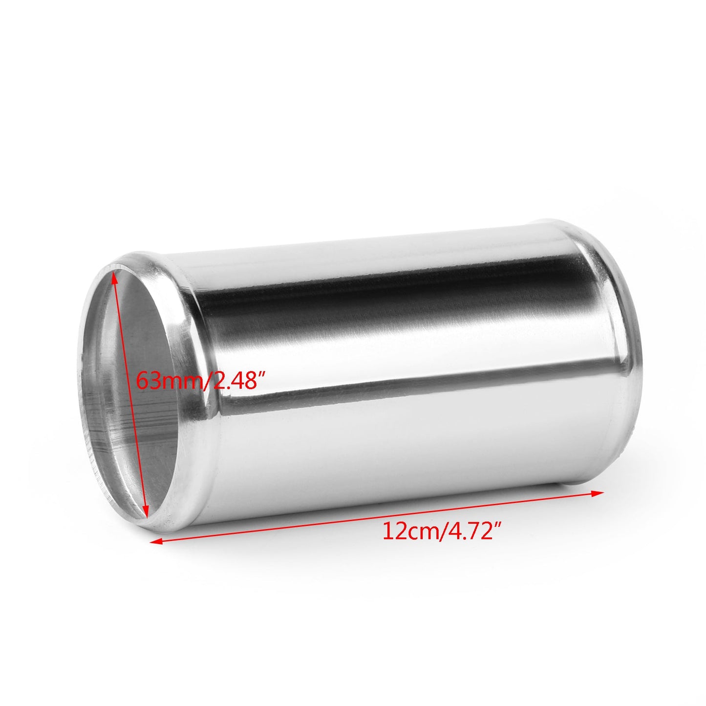 51-76mm Alumi Alloy Auto Car Straight Short Turbo Tubing Tubing Intercooler Pipe Generico