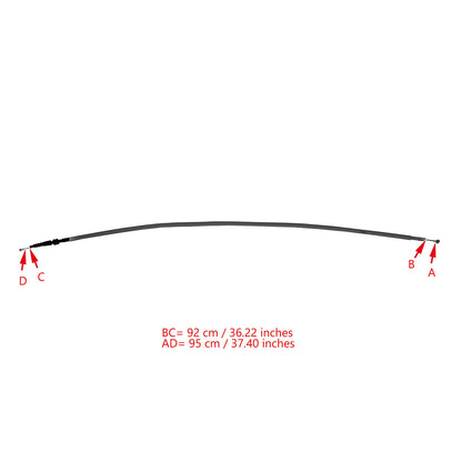 Sostituzione cavo frizione adatta per Kawasaki NINJA300 Z300 NINJA250 Z250 13-17 Generico