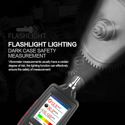WT63B LCD Digital Vibrometer Vibrometer Acceleration Displacement Tester