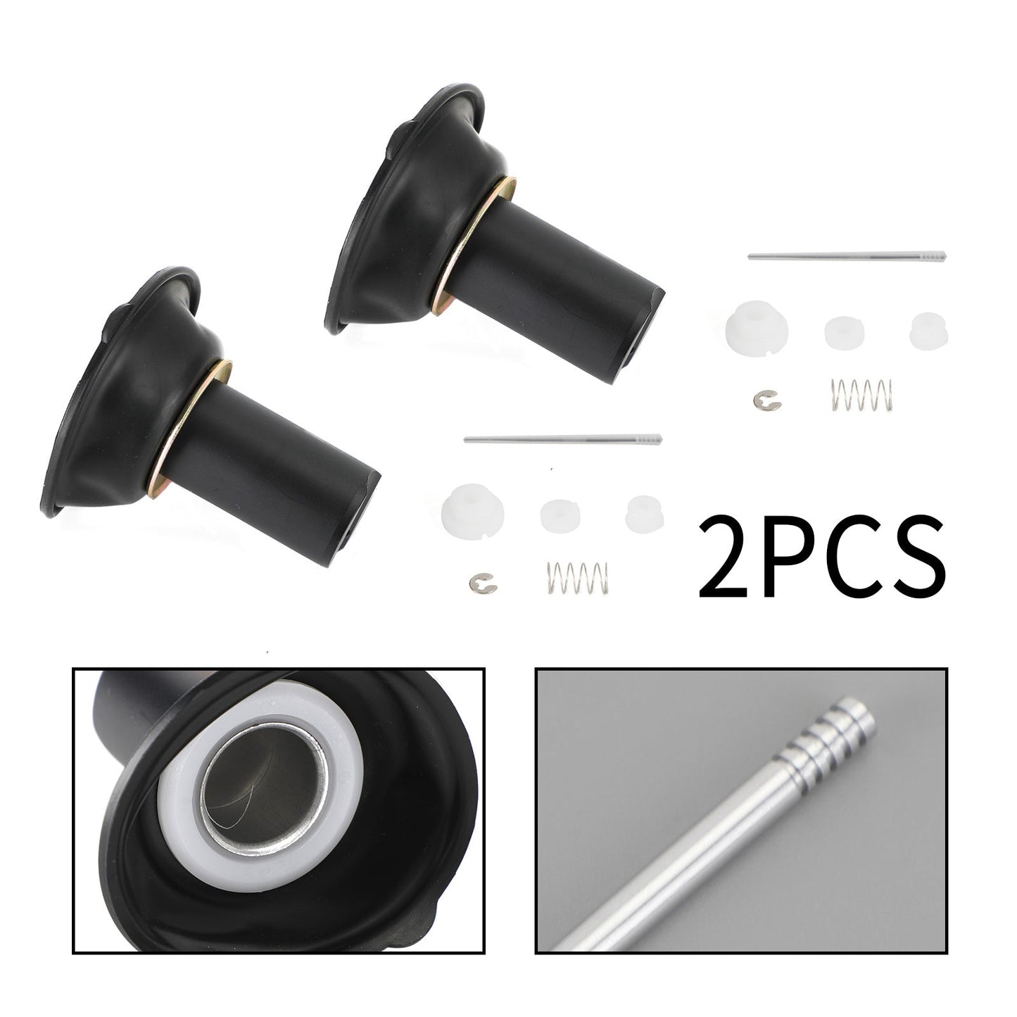 2x kit di riparazione del diaframma dello stantuffo del carburatore adatto per Yamaha XJR400 1993-2000 generico