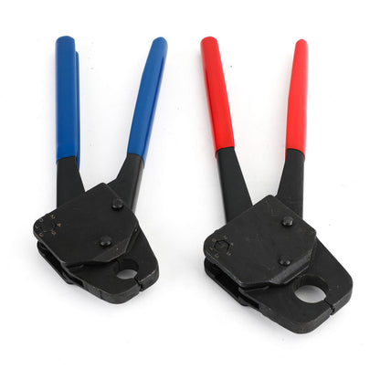 2 Pex Crimper 1/2" e 3/4" Plumbing Crimping Gonogo Set Angle Gauge Tools Combo
