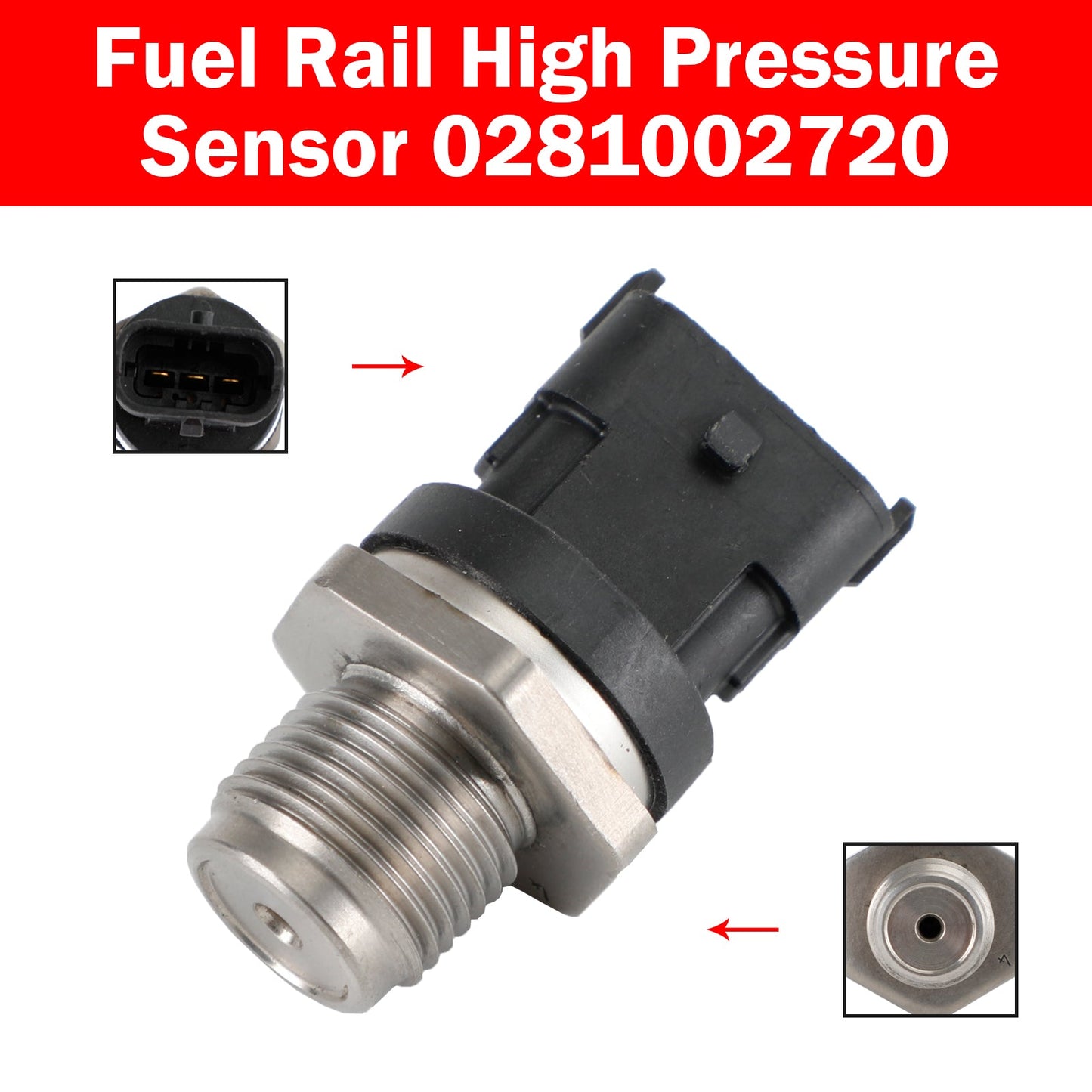 Renault Espace Master II Megane II Sensore pressione rail carburante 0281002720