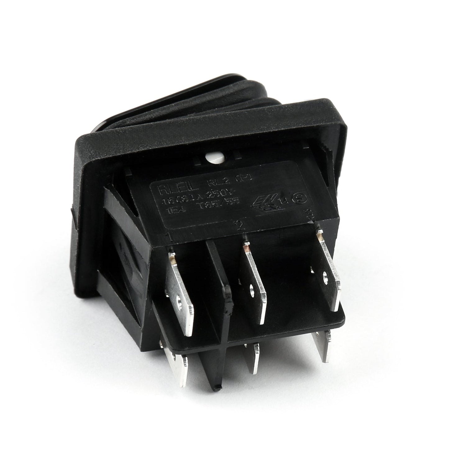 RLEIL RL2-203 Interruttore a bilanciere impermeabile IP65 per auto da barca 6Pin ON-Off-ON 125/250VAC