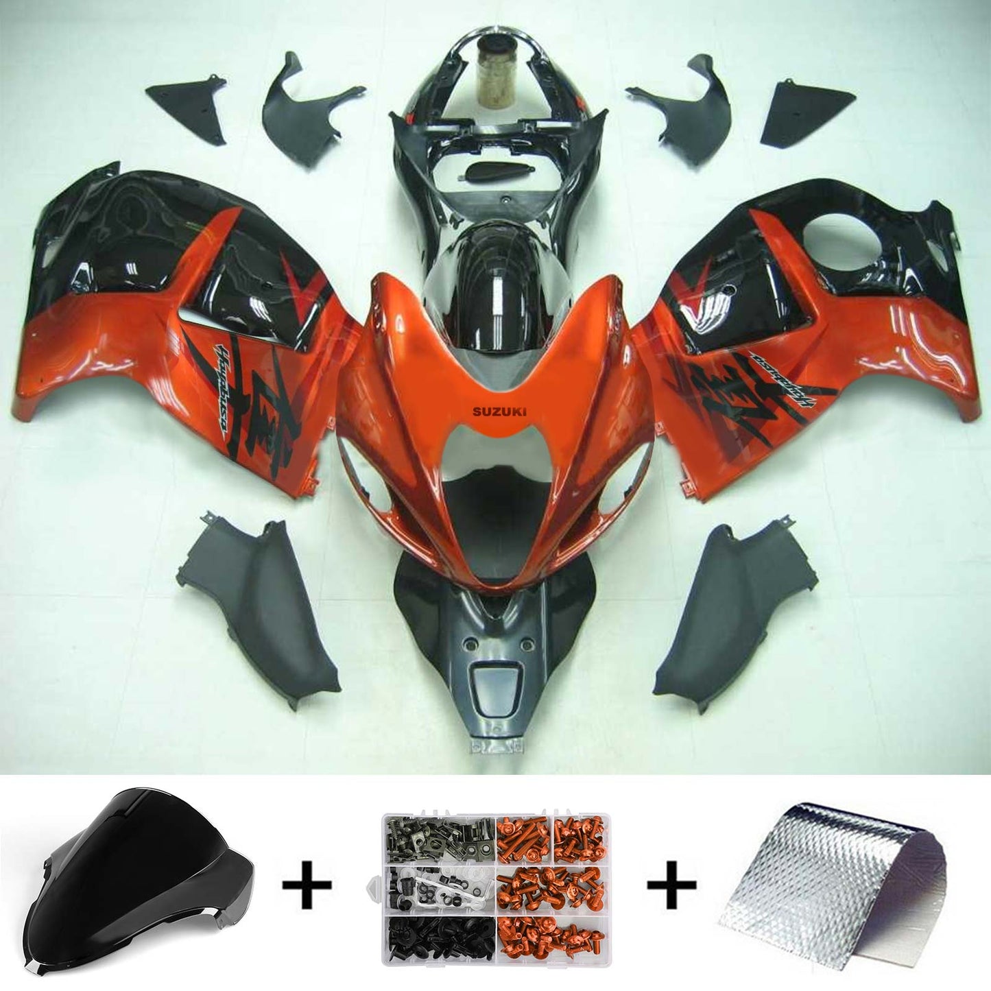 Suzuki Hayabusa GSXR1300 1999-2007 Kit Carenatura Carrozzeria Plastica ABS