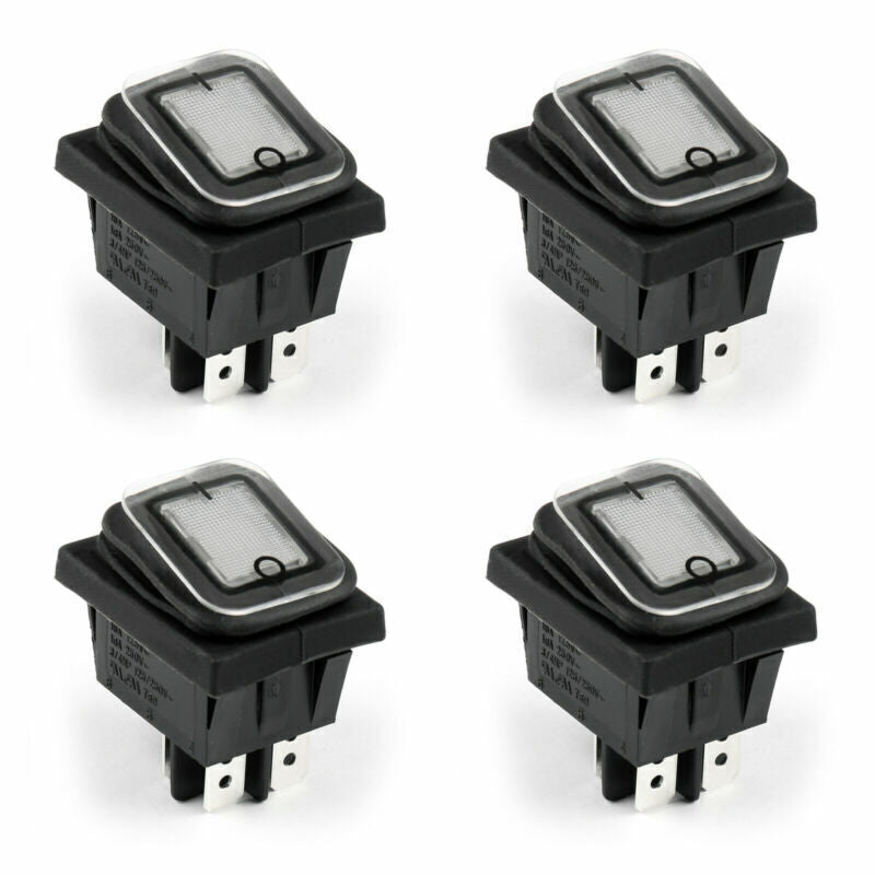 4Pin IP65 Barca Schalter Wasserdicht ON/OFF Rocker RLEIL BE RL2-102 Auto