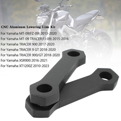 Yamaha MT-09 TRACER 900 XSR900 XT1200Z Kit collegamento di abbassamento in alluminio CNC