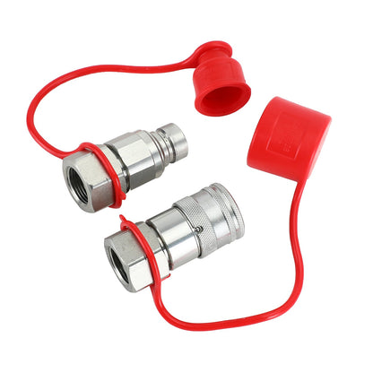 3/4" minipala idraulica dell'attacco rapido del fronte piano di paia del NPT per l'iso 16028 del gatto selvatico