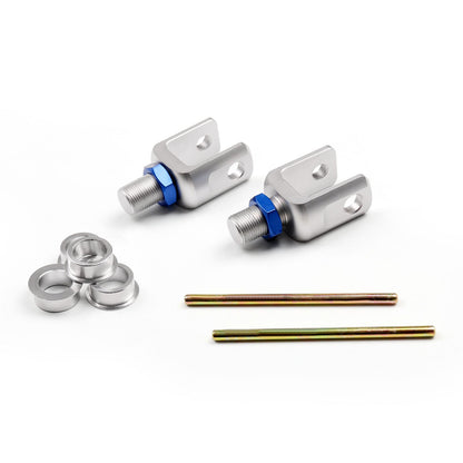 Moto 425mm Sospensione Ammortizzatori Aria Posteriore Per Honda Silver Wing 600 Generico