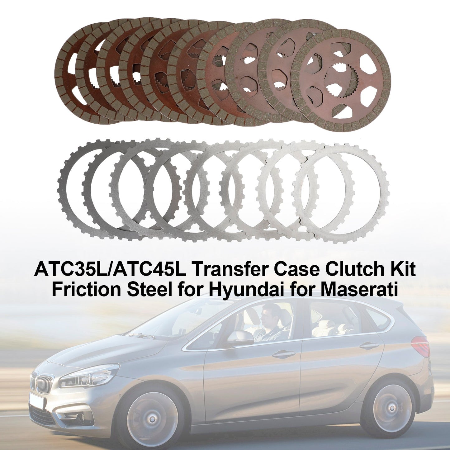 ATC45L 2012 e successivi BMW X3 X5 X6 Scatola di rinvio Kit frizione Frizione in acciaio