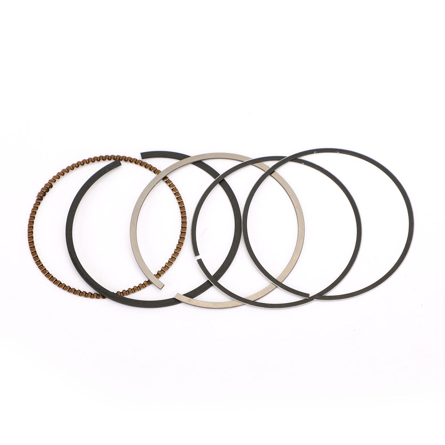 Pistone Kit &amp; Anelli Set STD +1.00 Fit per Yamaha YZF-R15 FZ 150 155cc 11-18 STD(57mm)1.00MM(58mm)Bore Size Generico