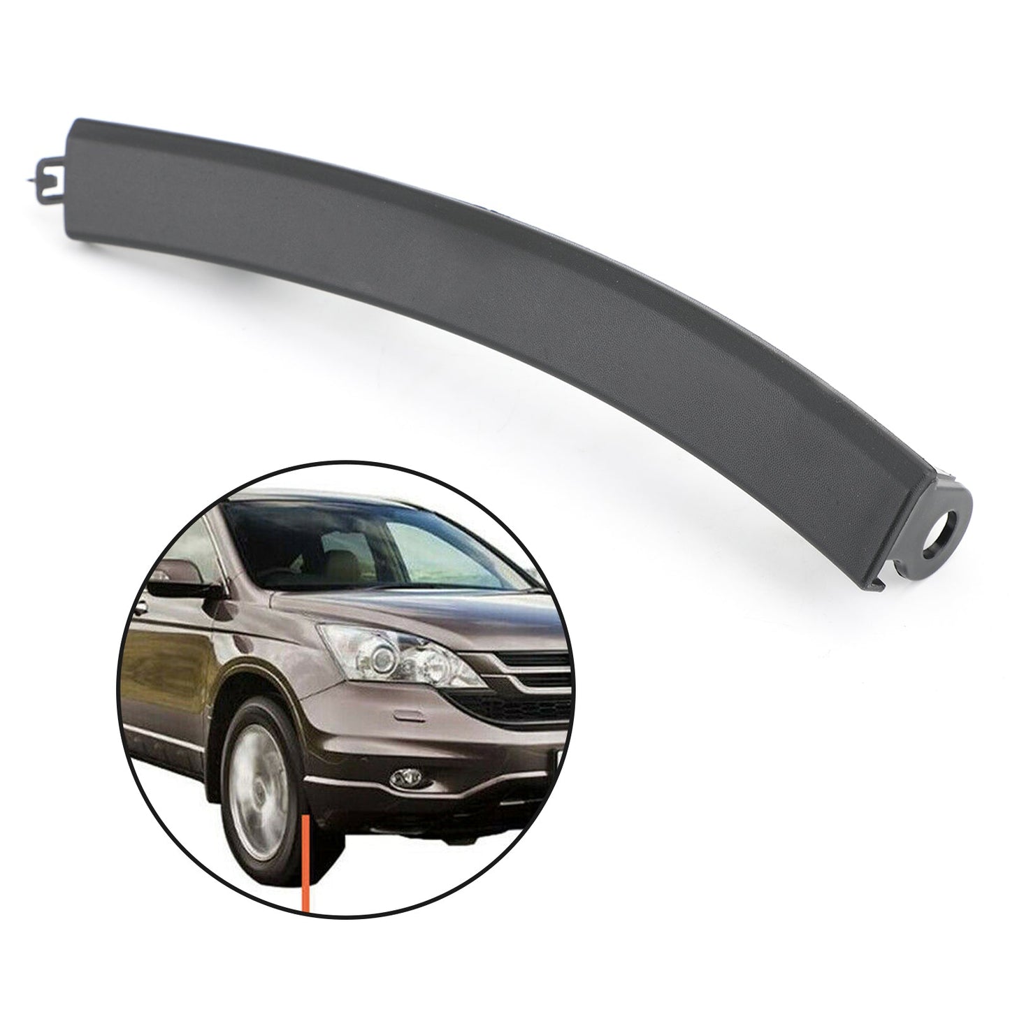 Sinistra + Destra Paraurti Anteriore Ruota Parafango Modanatura Per Honda Crv 2007-2011 Generico