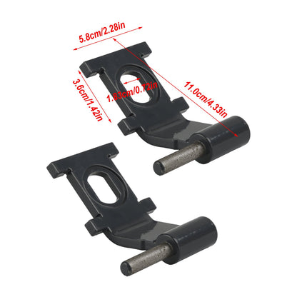 2PCS 7193725 Cerniera della porta della cabina per Bobcat T450 T550 T590 T595 T630 T650 T740 T750