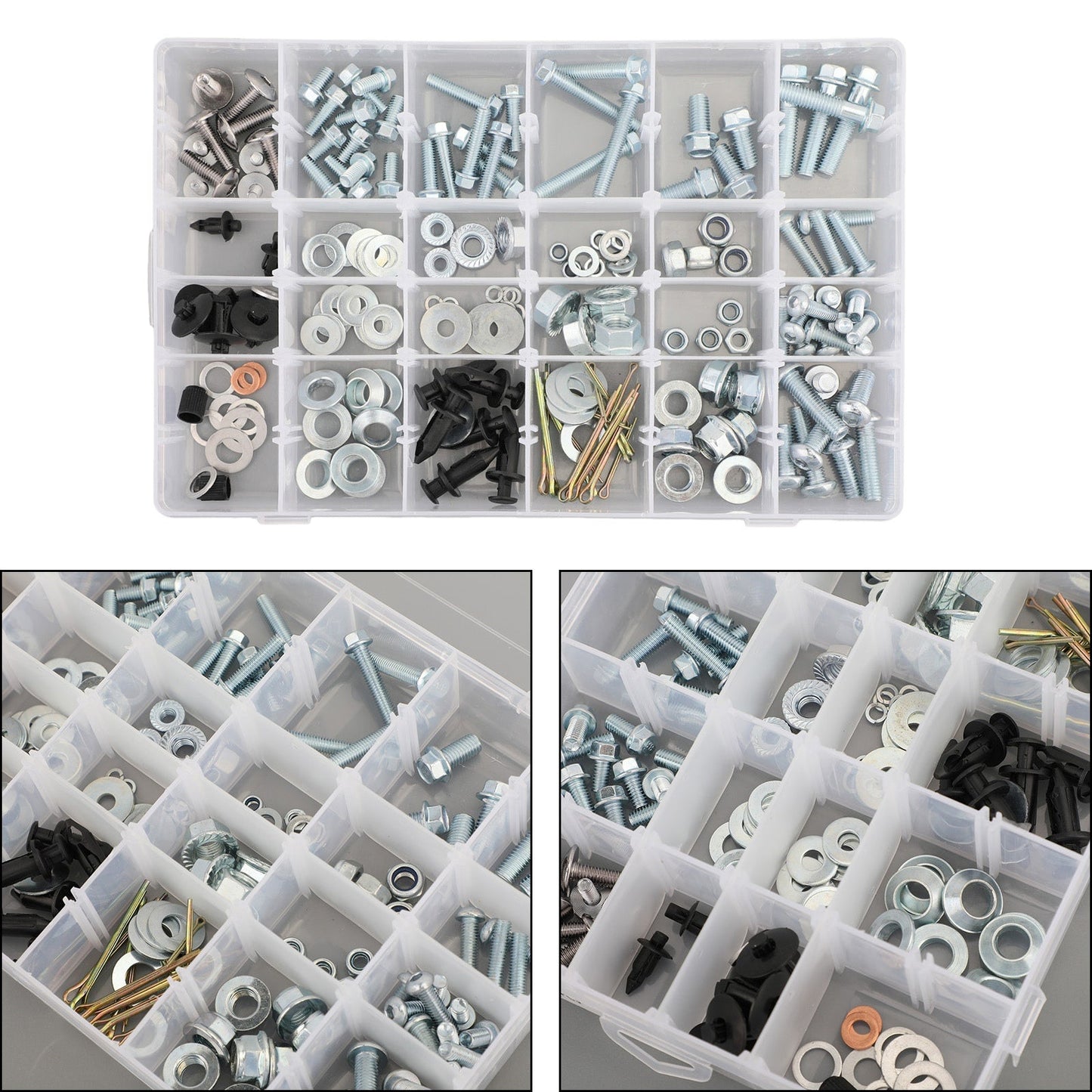 180pcs Plastic & Body Bolt Kit Fit for Suzuki QUADRACER LT-R450 QUADSPORT LTZ400