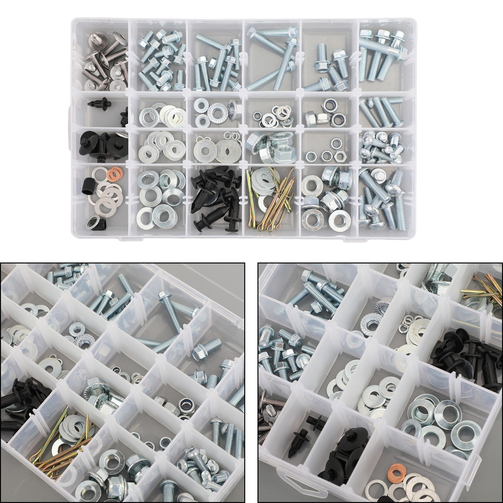 180pcs Plastic & Body Bolt Kit Fit for Suzuki QUADRACER LT-R450 QUADSPORT LTZ400