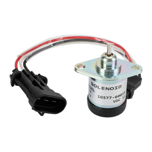 solenoide di spegnimento del carburante terminale 12V 3 per Kubota 1G577-60010 1G577-60011