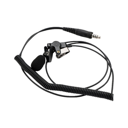 Cuffia con tubo dell'aria trasparente 7.1-A3 con microfono per radio PRC-152 PRC-148 U329