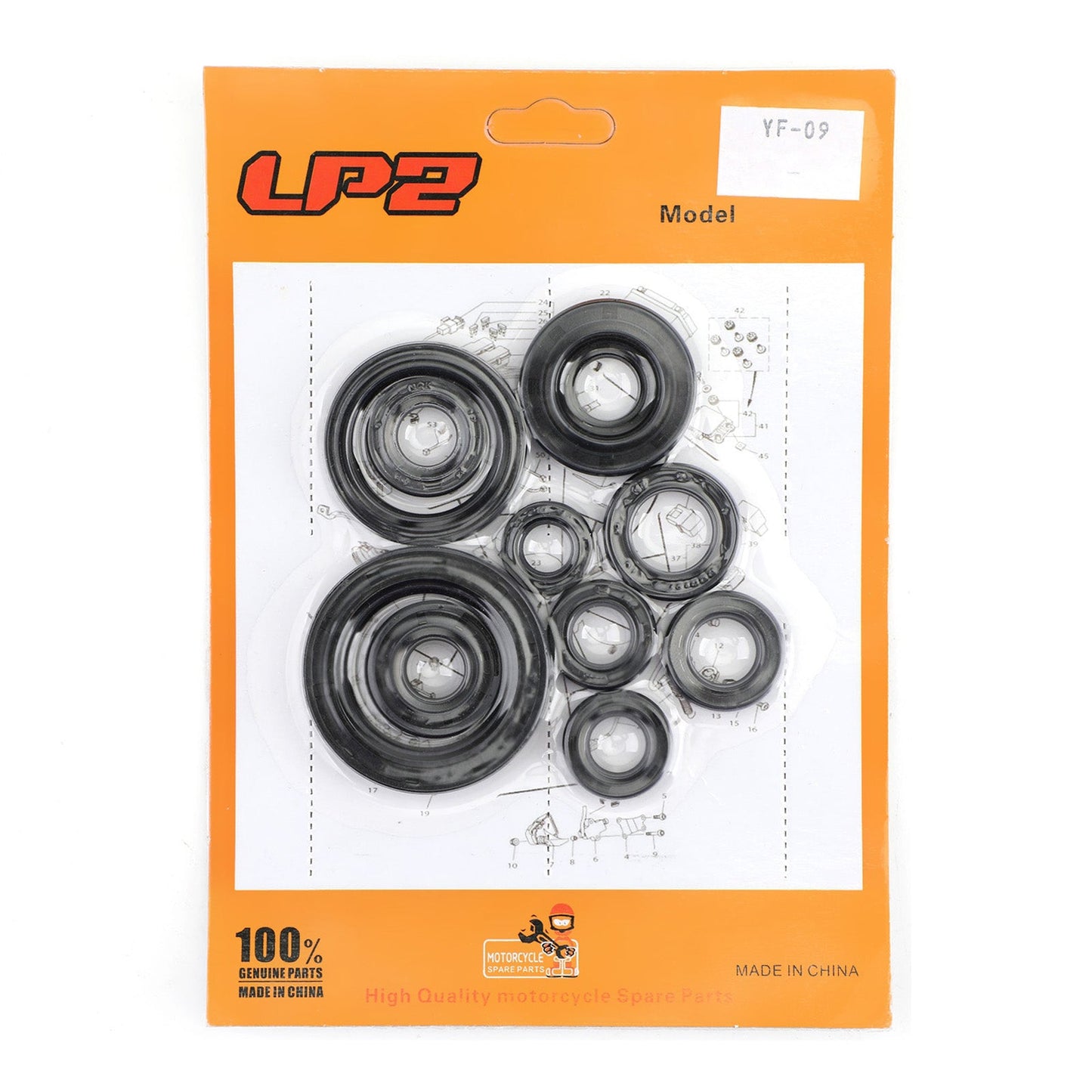Kit guarnizioni olio motore Set 11 pezzi guarnizioni per Honda CR125R 2004-2007 cr125r cr 125 Generico