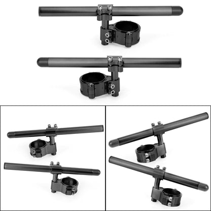 Kit manubrio forcella tubo forcella CNC girevole regolabile universale da 47 mm