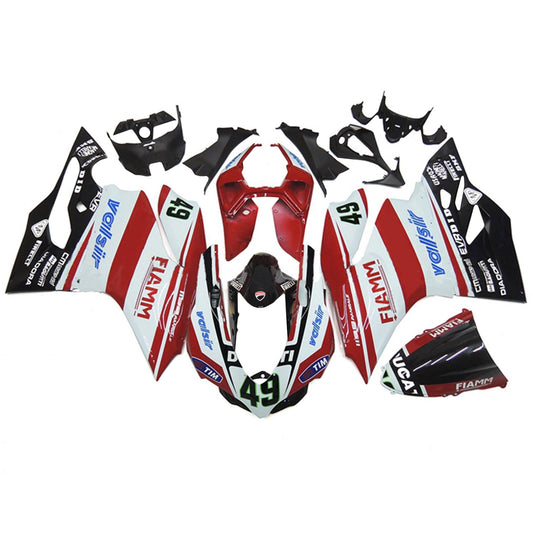 Amotopart Ducati 1199 2012-2015 Kit Carena Carrozzeria Plastica ABS