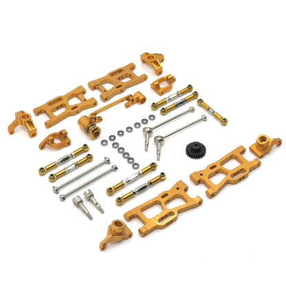 12Pcs Aggiornamenti RC Parti Kit Per Wltoys 144001 144002 124016 124017 124018 124019