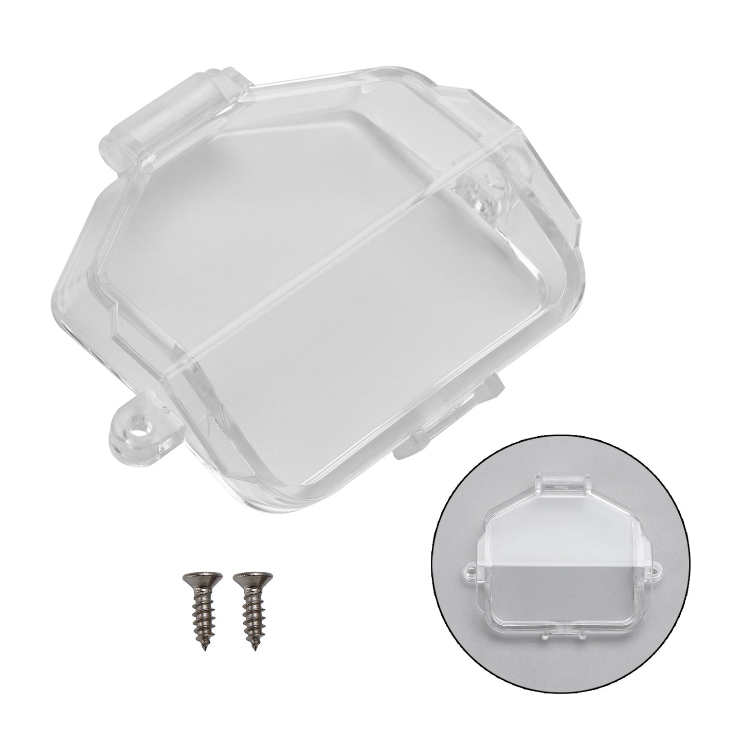 Honda Adv160 2022-2023 Protezione per coperchio dell'interruttore impermeabile Protezione per labbra Trasparente