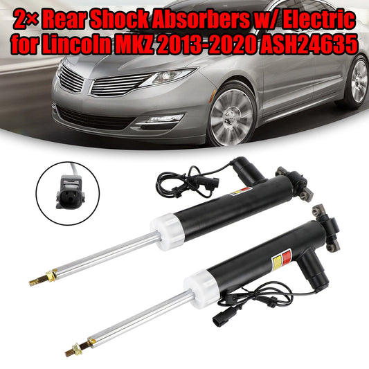 2 × Ammortizzatori posteriori Lincoln MKZ 3.7L V6 Gas DOHC con elettrico ASH24635 Fedex Express