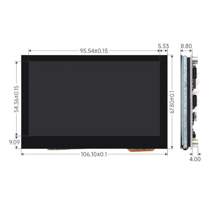 Scheda di sviluppo ESP32-S3 Touch screen capacitivo da 4,3 pollici LX7 Wifi Bluetooth