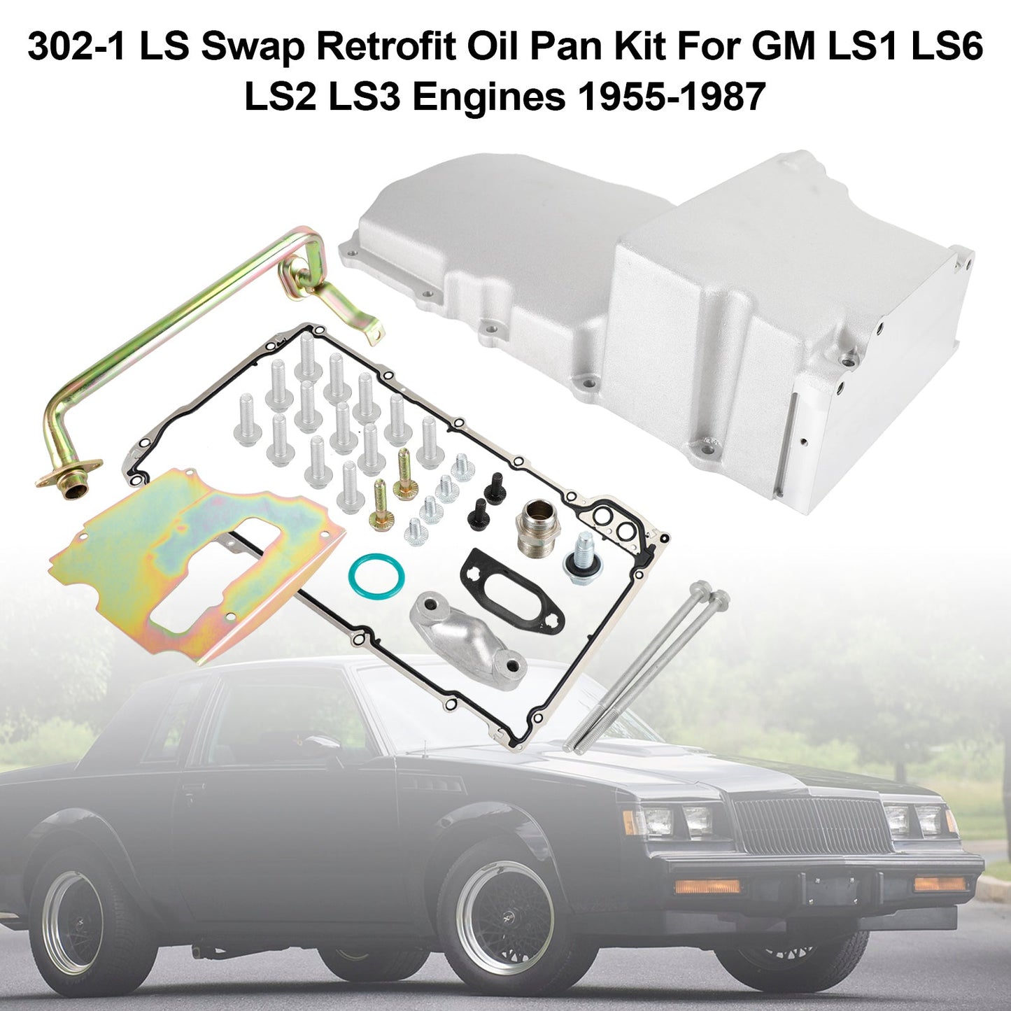 1955-1987 Motori GM LS1 LS6 LS2 LS3 302-1 81074 LS Scambia kit coppa olio retrofit