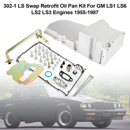 1955-1987 Motori GM LS1 LS6 LS2 LS3 302-1 81074 LS Scambia kit coppa olio retrofit