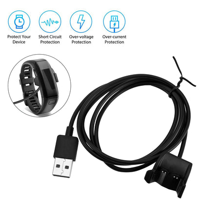 Caricabatterie USB Cavo dati di ricarica Cavo adatto per orologio Garmin Vivosmart 3/4/HR