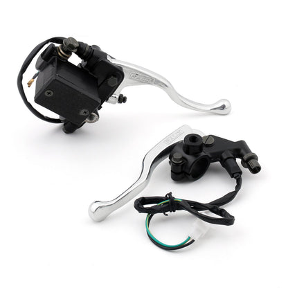 7/8'' Manubrio Controllo Reservoir Leve Frizione Freno Per Yamaha TW125 200 225 Generico