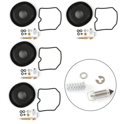 4 Set Kit Ricostruzione Riparazione Carburatore per Suzuki GSF600S Bandit 1996-2003 Generico