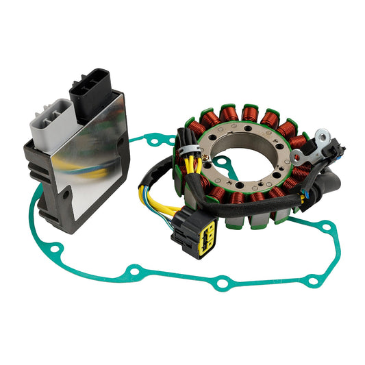 Regolatore e guarnizione dello statore del generatore Honda TRX680FA Rincon 680 2015-2023