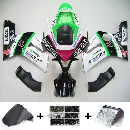 Amotopart 2003-2004 Kawasaki ZX6R 636 bianco e nero