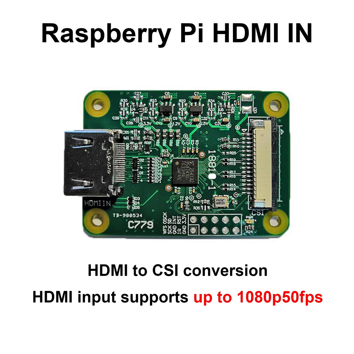 Modulo HDMI a CSI-2 C790 Scheda di espansione HDMI IN a CSI C0779 Pikvm