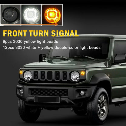 2019-2021 Suzuki Jimny JB64 JB74 coppia di indicatori di direzione anteriori affumicati